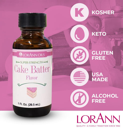 LorAnn Oils Super Strength Flavoring - Used For Candy Making, Flavoring Extracts, Baking, Hard Candy, and Flavor Oils - Bold, Natural Flavors 4X S...