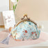 Oyachic Embroider Coin Purse Vintage Wallets Canvas Change Pouch Floral Trinkets Small Kiss Lock Clasp Handbag Jewelry Bag Tassels Women...