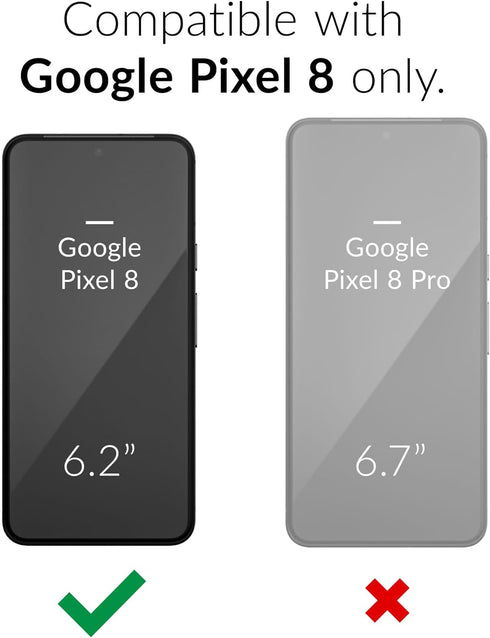 Crave Google Pixel 8 Case - Dual Guard Shockproof Protection Secure Layered Pixel 8 Phone Case, Forest Green......