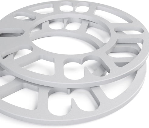4Pcs Universal Wheel Spacers 5mm for Most 4 Lug & 5 Lug Wheels, PCD 98mm to 120mm, 4x100 4x108 4x100 5x100 5x108 5x110 5x112 5x114.3 5x115 5x120 5...