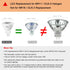 KAKEMONO MR11 GU4.0 Led Bulbs,20W Halogen Equivalent,2700K Soft Warm White,12V GU4 3W Low Voltage Spotlight for Outdoor Landscape Track Lighting, ...