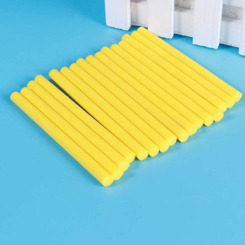 Healifty Clear Glue Sticks 16Pcs Hot Glue Sticks Hot Melt Glue Sticks for DIY Art Craft Repair Bonding Woodworking 10 x 0.7 x 0.7cm (Yellow)...
