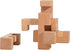 12 Steps 3D Beech Wood Challenge Wooden Brain Teaser Puzzles Toys Love's Dozen Puzzle Unique Fidget Games Mini Size IQ Educational Assembly and Di...
