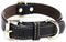 Leather Dog Collar for Medium Dogs Modern Stylish Look Best -Black...