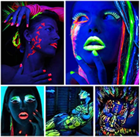 Glow in The Dark Powder 12 Colors Epoxy Resin Dye Luminous Pigment Powder Safe Long Lasting for Fine Art, DIY Nail Art, Epoxy Resin Colorant, DIY ...