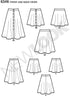 Simplicity New Look Patterns UN6346A Misses' Easy Skirts, A (8-10-12-14-16-18-20)...