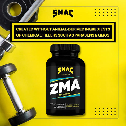 SNAC ZMA The Original Recovery & Sleep Supplement, Promotes Muscle Recovery, Immune Support & Restorative Sleep with Zinc, Magnesium & Vitamin B6 ...
