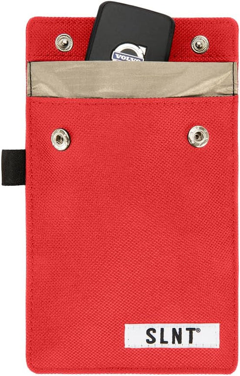 SLNT Signal Blocking Faraday Key Fob Case with Silent Pocket - Car Anti Theft Device Shields Against All Signal Types, Including RFID Blocking & D...