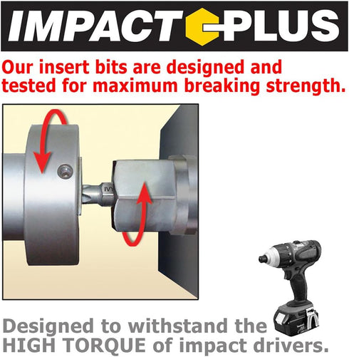 IVY Classic 44142 2-Inch #2 Square Power Bit, Impact Plus, 10-Piece Contractor Pack...