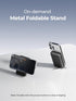 Magnetic Battery Pack 10000mAh for MagSafe, Foldable Kickstand Wireless Portable Charger with 30W USB-C Fast Charging, Only for iPhone 15/15 Plus/...