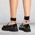 4 Pairs See Through Socks Elastic Womens Sheer Socks Thin Transparent Mesh Socks Clear Nylon Socks Lace Ruffle Sheer Crew Socks Women Fashion...
