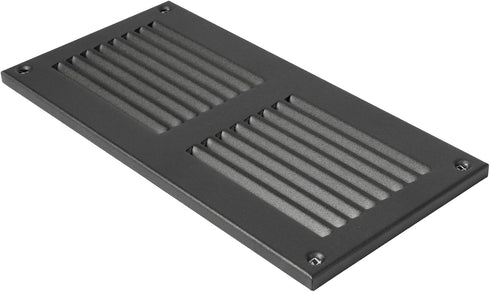 Vent Systems 8'' x 4'' Inch Air Vent Cover - Anthracite - Metal Air Return Grill with Built in Pest Guard Screen HVAC Vent Cover for Home Improvem...