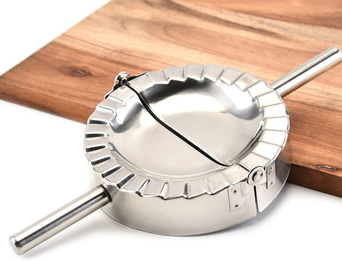 Stainless Steel Ravioli Mold Big Dumpling Press Maker Wonton Wrapper Pierogie Pie Crimper Pastry Dough Press Cutter,Goya Empanada Press Mold,Ravio...