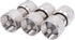 Fancasee PL259 Barrel Connector, Male to Male PL259 Coupler, 3-Pack UHF Coax Coaxial Adapter for CB Ham Radio HF VHF UHF Antenna Cable Cord Extens...