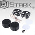 Stark Industries High Performance 500 Watt Max Power Neodymium Silk Dome Tweeters - 4 Pairs Super High Frequency Mini Car Audio...