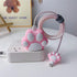 3D Cute Cartoon Charger Protector Case - Compatible for Apple 20W USB-C Power Adapter and Lightning Cable (Pink Cat's Claw)......