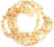 Rastogi Handicrafts 34" Jewelry Making Beads 7mm-8mm Rock Crystal Quartz Chips Beads (Citrine)...
