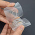 Adhesive Hooks, Clear Double Sided Adhesive Wall Hooks, Traceless Wall Mount Sticky Hook, Waterproof Self Wall Hangers for Kitchen Bathroom Shower...