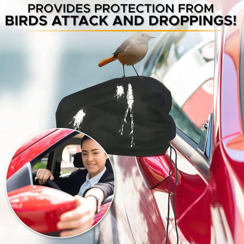 Car Side Mirror Snow Cover, 2Pack Waterproof Auto Exterior Rear View Protection, Windproof Mirror Guard Defense Ice Frost Sunlight, Car Winter Acc...