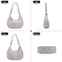 LA TERRE Small Crescent Shoulder Bag Under the Arm Purse Handbag for Women...