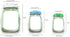 Enkrio 20 PCS Mason Jar Zipper Bags Storage Reusable Food Bag for Snack Sandwich Nuts Cookies Airtight Zipper Sealed Baggies Leak-Proof...