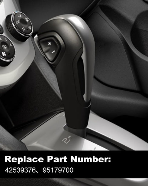 Gear Shift Knob Automatic Transmission Handle Shift with Button Fit for Chevrolet Trax Frosted 2013-2017 Fit for Chevrolet Sonic 2012 2013-2017 Ch...