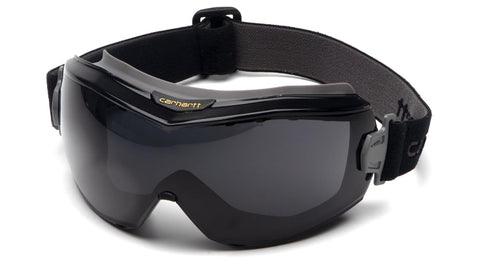 Carhartt Safety Goggle Kit With Clear And Gray Interchangeable Anti Fog Lens ANSI Rated...