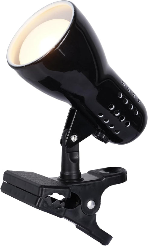 Catalina Lighting 24290-000 Adjustable LED Mini Clip Reading Lamp, Multipurpose Clip Lamp for Office, Dorm, or Bedroom, Smart Home Compatible, LED...