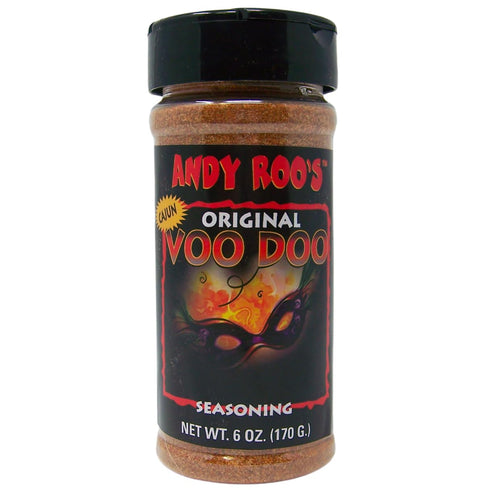 Andy Roo's Cajun VooDoo Seasoning, 6 Ounce Shaker...