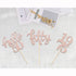 24 Pcs Rose Gold Glitter 50th Birthday Cupcake Toppers for 50th Birthday Celebrating Party Decorations...