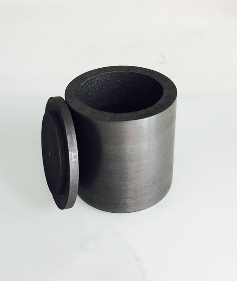 OTOOLWORLD Smelting Lab Graphite Crucible with Cover Lab Supply 40MM X 40MM...