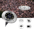 Solar Power Waterproof Stainless Steel Landscape 6 Color Changing LED Light Garden Light Pathway Light for Outdoor Lighting Auto On/Off...
