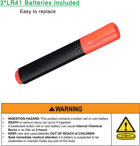 Conductivity Test Pen, Grounding Tester, Continuity Tester for Grounding Mats, Sheets, Pads, Blankets, Pillow Cases. Use to Test Effectiveness of ...
