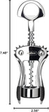 Zyliss Stainless Corkscrew & Bottle Opener - Wine Corkscrew & Beer Bottle Opener with Rubber Handles - Dishwasher-Safe Kitchen Tool & Gadget...