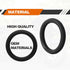 50Pcs 11105 O-Ring Oil Drain Plug, Motorcycle Drain Plug Rubber Transmission Drain Plug, Compatible with Harley Davidson - Black...