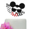 Mouse Inspired I'm Twodles Cake Topper, Mouse Cartoon Theme Baby Boys 2 Years Old Cake Decor, Baby Boys 2nd Birthday Party Decorations Supplies...