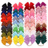 jollybows 40pcs Baby Girls Hair Bows Headband Nylon Hair Band Elastic Hair Accessories for Kids Infants Toddlers...