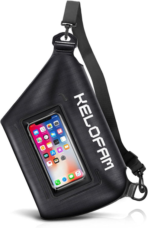 Waterproof Bag for Swimming, IPX8 Cell Phone Dry Bags Waterproof with Waist Strap, Keep Your Valuables Dry, Perfect for Swimming Snorkeling Boatin...