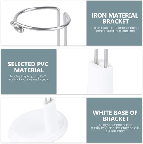 NUOBESTY 6pcs Doll Display Rack Toy Model Bracket Doll Storage Rack Portable Doll Stand...