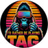 I'd Rather Be Playing Tag Ape Monkey Tag Primate VR Game PopSockets Standard PopGrip......