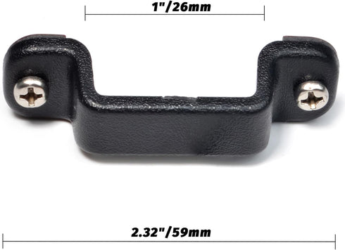 TWAYRDIO Dashboard Mount Holder for Handheld Radio and Speaker Microphone Mic, Clip Hook with Screws for BaoFeng Motorola Talkabout Midland Retevi...