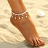 O Jeweky Boho Pearl Anklets Gold Crystal Ankle Bracelets Chain Beach Foot Jewelry for Women...