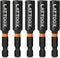 5PCS Magnetic Drill Bit Extension Set, 1/4" Hex Shank Extension Socket Drill Bit Holder Drill Bit Extender for Power Tools Impact Driver Drill, 2....