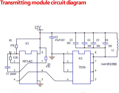 Qi Wireless Charging Module Inductive Charger Transmitter +Receiver Power Supply Module DC 5V 2A (Coil Outer Diameter 43mm)-1 Pair...