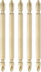 5pcs PH2 Phillips Head Screwdriver Double Ended Driver Bit 4" Length 0.25" Dia S2 Steel Magnetic Long Double Sided Cross Head for Power Tool...