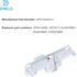 W10240513 Washer Lid Latch Lock Strike, Replace Part # P4514459, PS2579805, AP6017583, Replacement for Whirlpool, Kenmore, Amana, Maytag Roper, Sears