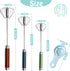 Semi-automatic Whisk, Stainless Steel Egg Beater, Hand Push Rotary Whisks Mixer Stirrer for Making Cream, Whisking, Beating and Stirring...