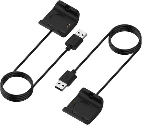 2-Pack Charger Compatible with Amazfit bip S Charger Replacement Charging Dock 3.3ft USB Cable for Amazfit Bip S A1805...