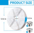 6 Pack Dog Water Bowl Filter & 1 Filter holder for 3L/101oz Stainless Steel Dog Water Feeder Dispenser...