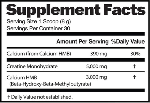 LIVEGOOD™ Creatine Plus HMB Supplement, 3g HMB for Muscle Strength & Recovery, 8.5oz....